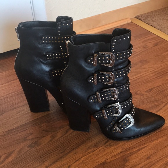 Steve madden comet studded western booties Clearance